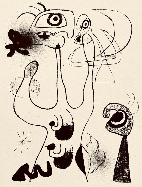 Joan Miró, Composition, The Prints of Joan Miro, Limited Edition Etching