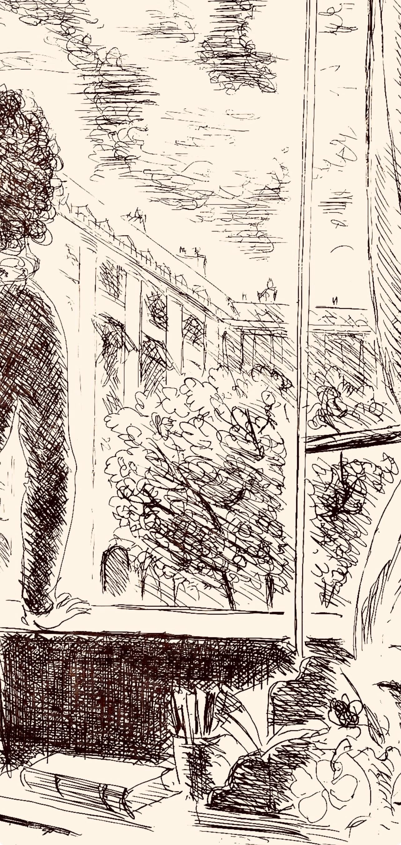 André Dignimont, Composition, Jours de gloire, Histoire de la libération de Paris, Limited Edition Etching