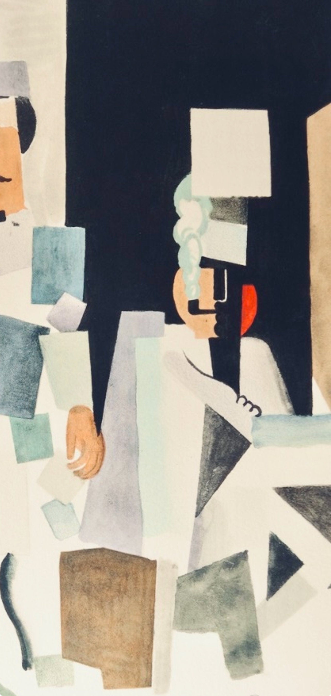 Roger de La Fresnaye, Scène militaire, Roger de La Fresnaye, Collection Pierre Lévy, Limited Edition Lithograph
