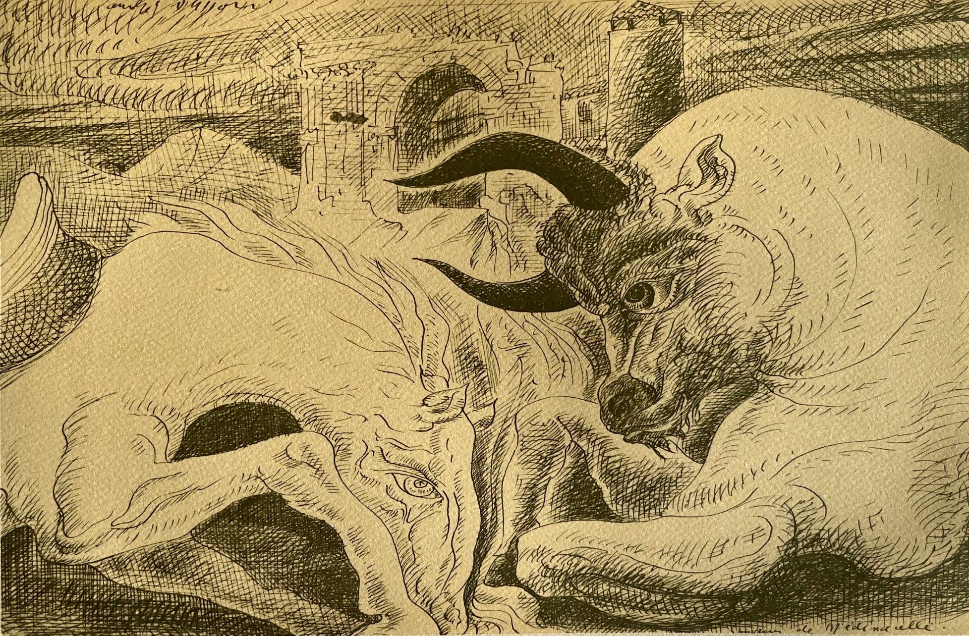 André Masson, Souvenir de Medinacelli, Masson Dessins, Limited Edition Lithograph