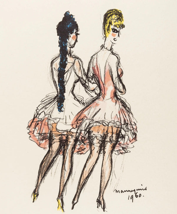Kees van Dongen, Mannequins (Juffermans JL 33), Regards sur Paris, Limited Edition Lithograph