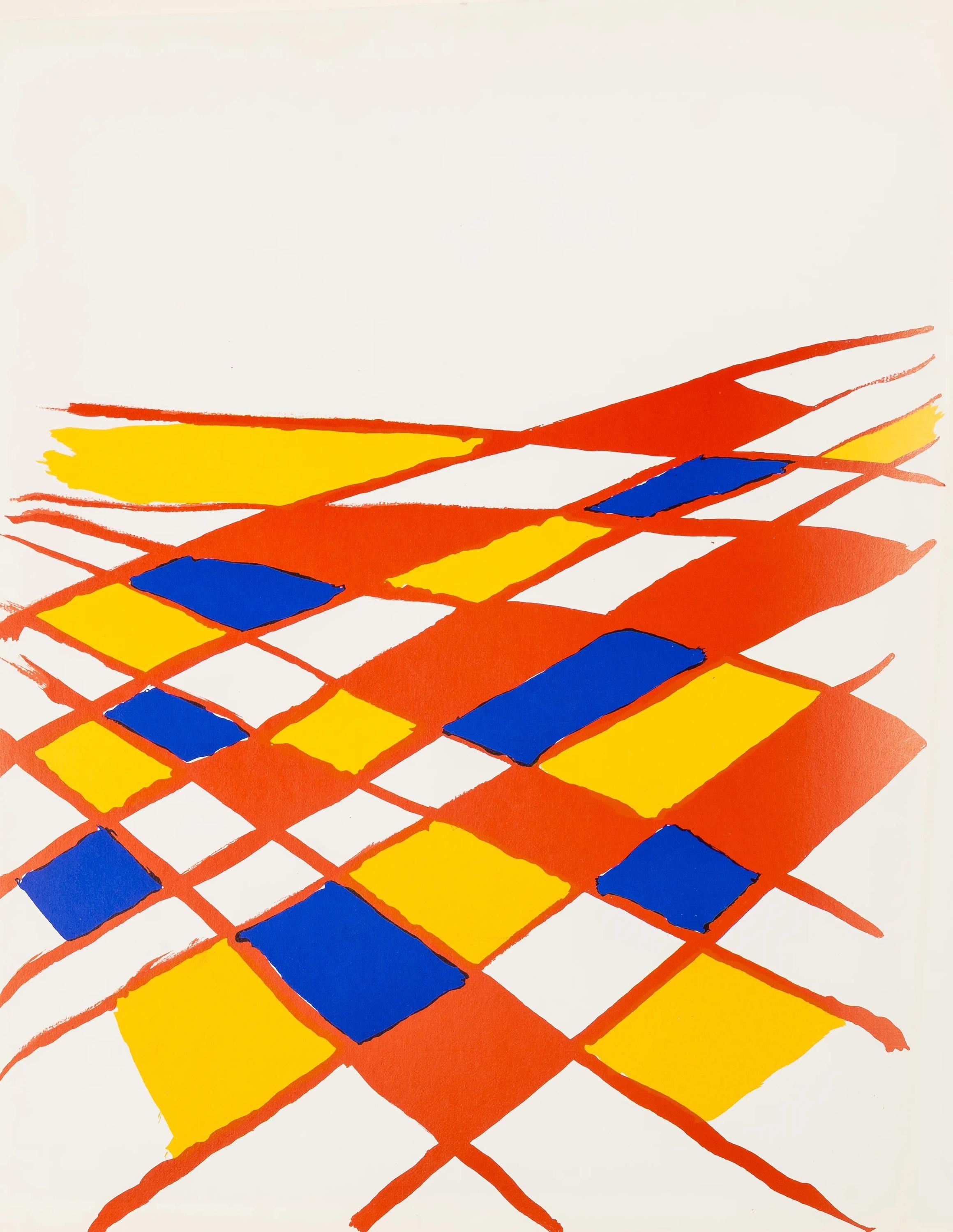 Alexander Calder, Composition, Derrière le miroir, Limited Edition Lithograph