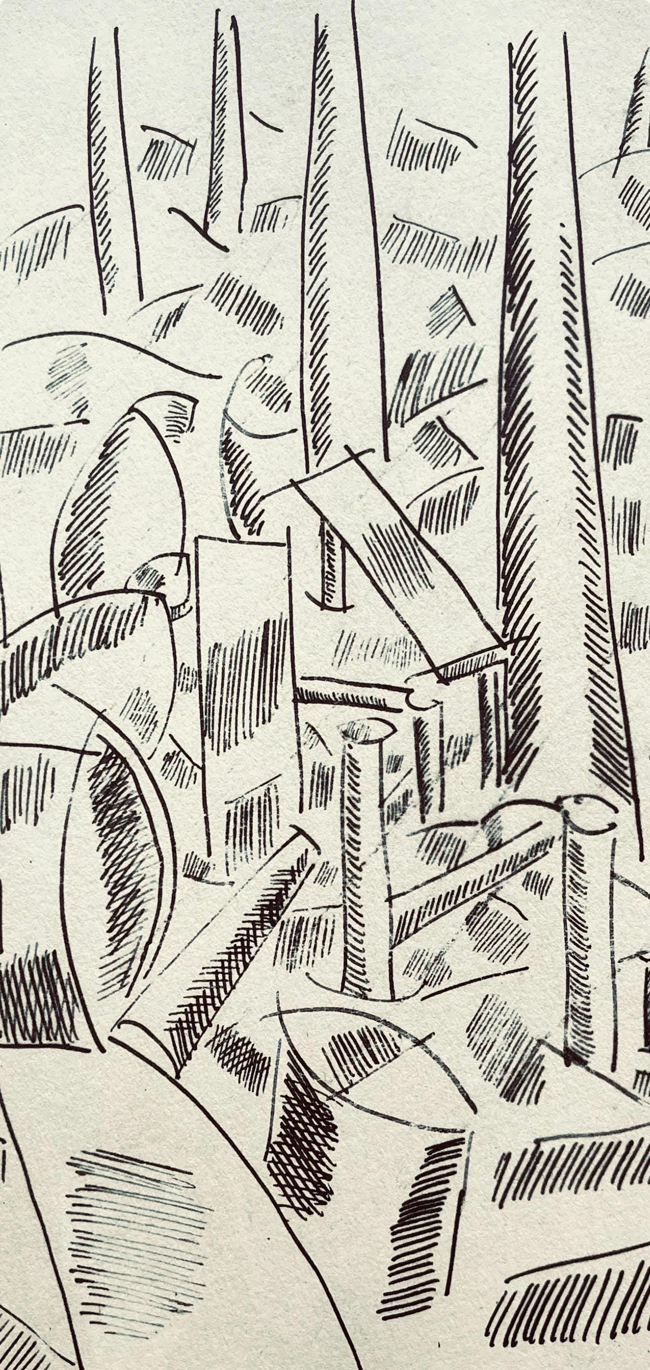 Fernand Léger, Le Sapeur, Fernand Léger, Dessins de Guerre, Limited Edition Lithograph