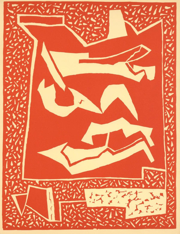 Alberto Magnelli, Composition, XXe siècle, Limited Edition Linocut