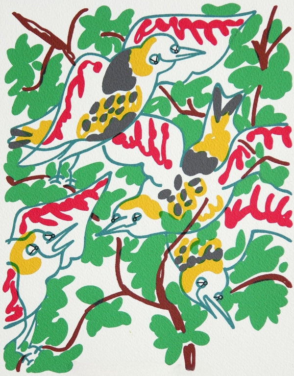 Charles Lapicque, Le chant des oiseaux, Souvenirs et portraits d'artistes, Limited Edition Lithograph