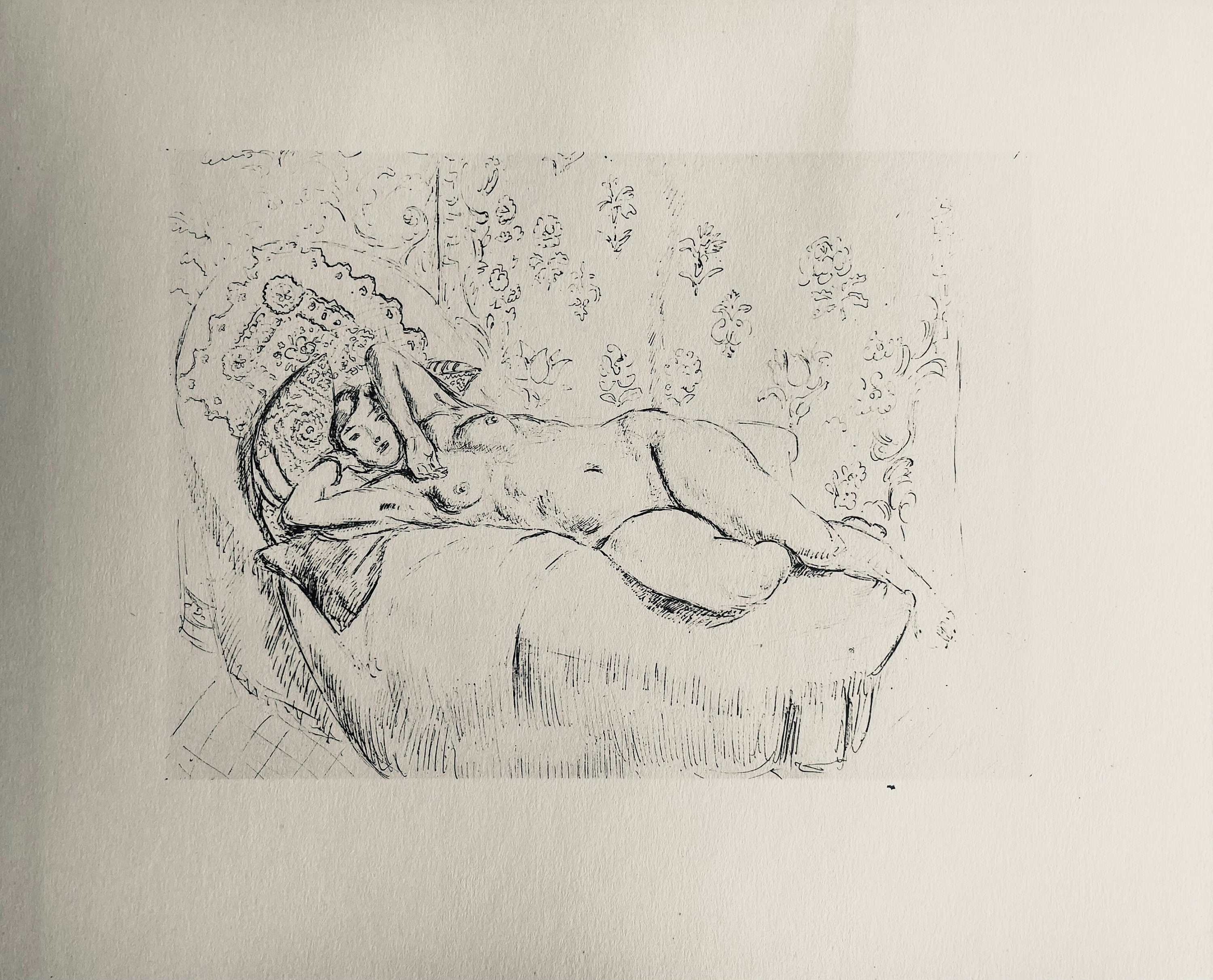 Henri Matisse, Composition (Dutel 3), Dessins de Henri-Matisse, Limited Edition Lithograph