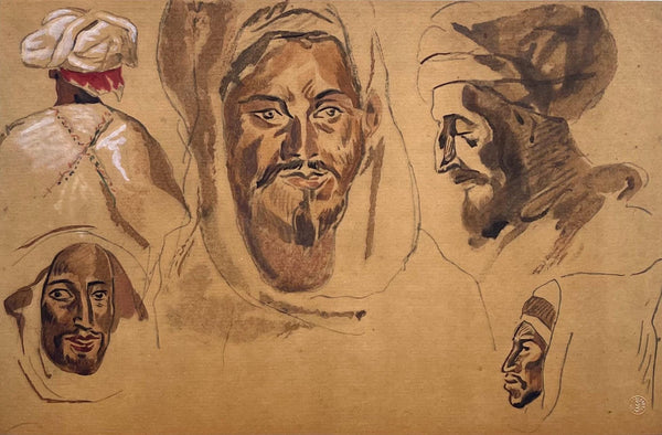 Eugène Delacroix, Composition, Trente et un Dessins et Aquarelles du Maroc, Limited Edition Lithograph