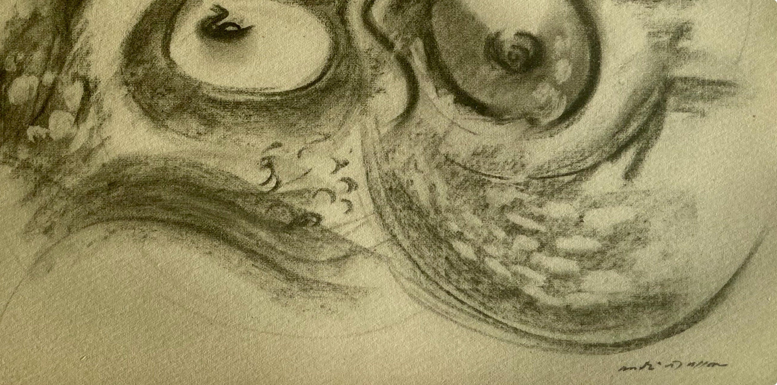 André Masson, Le sein et la vague, Masson Dessins, Limited Edition Lithograph