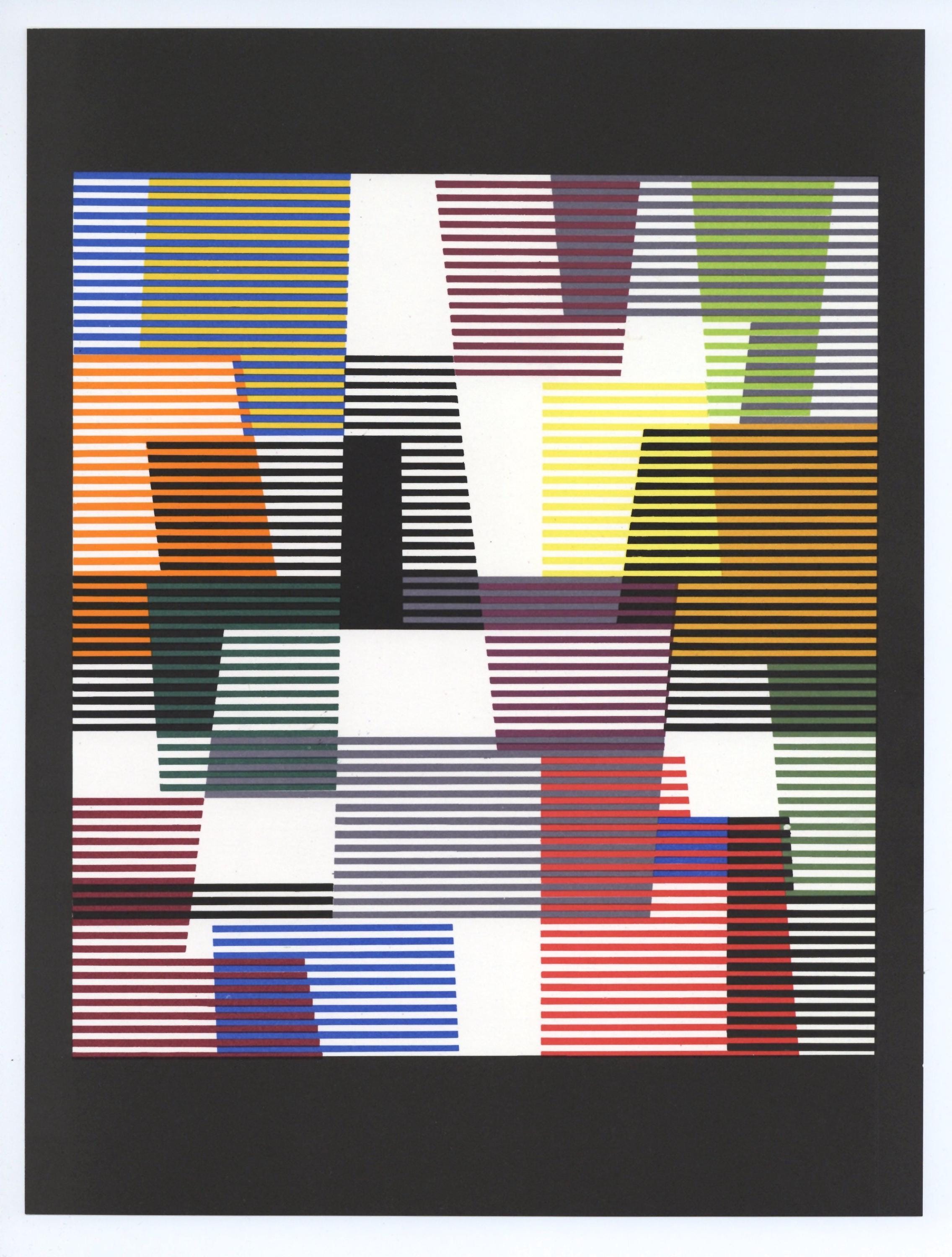 Yaacov Agam, Composition, XXe siècle, Limited Edition Lithograph