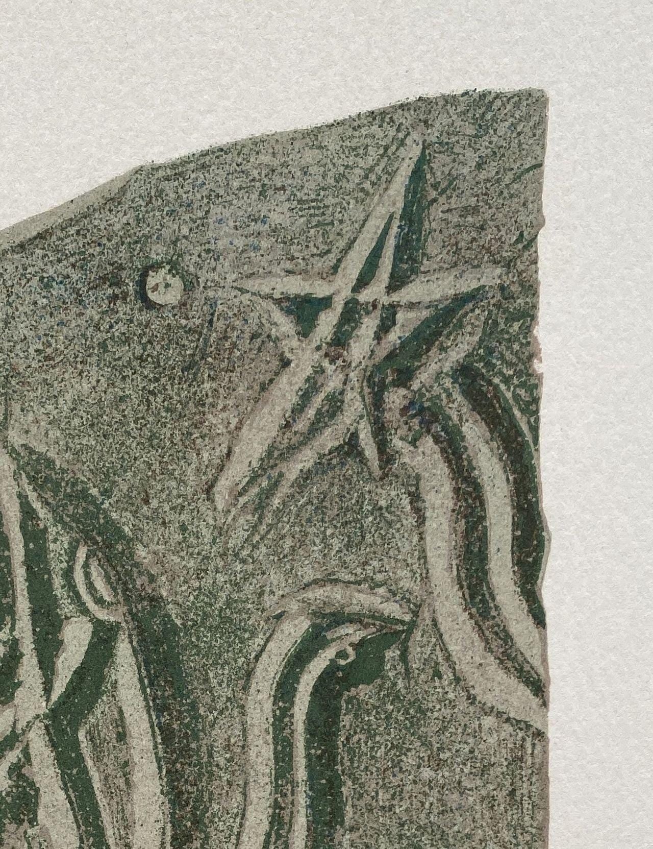 Georges Braque, L'oiseau sous l'étoile, Derrière le miroir, Limited Edition Lithograph