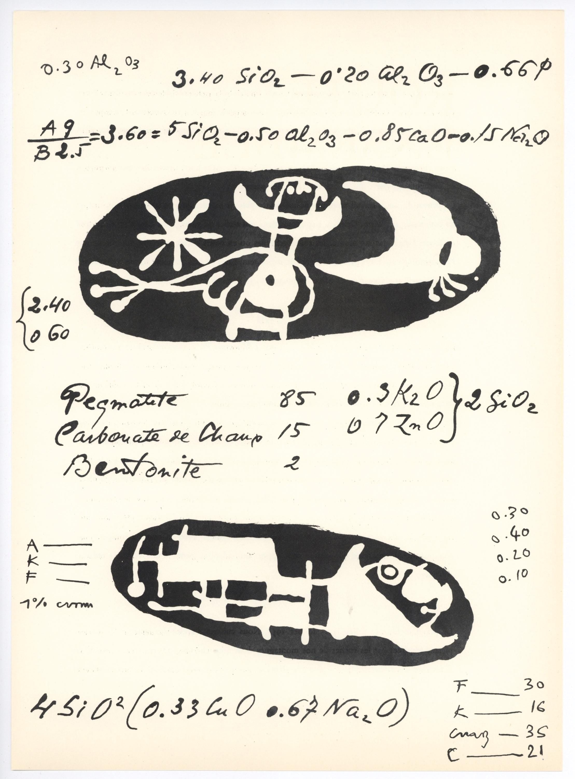 Joan Miró, Composition (Cramer 34), Derrière le miroir, Limited Edition Lithograph