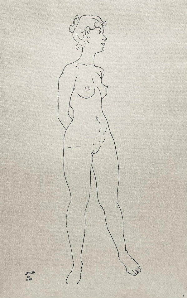 Henry Strater, Composition, 24 Drawings by Henry Strater, Limited Edition Lithograph