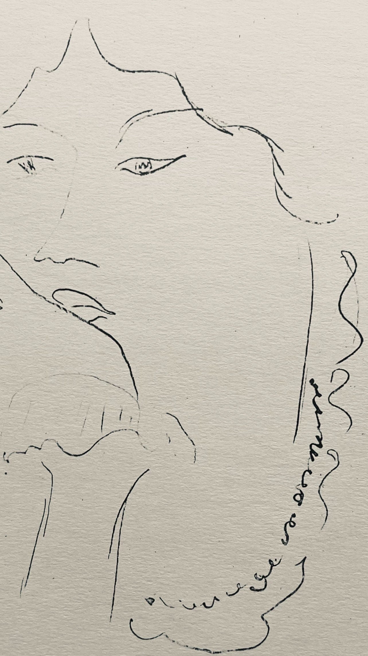 Henri Matisse, Composition (Dutel 3), Dessins de Henri-Matisse, Limited Edition Lithograph