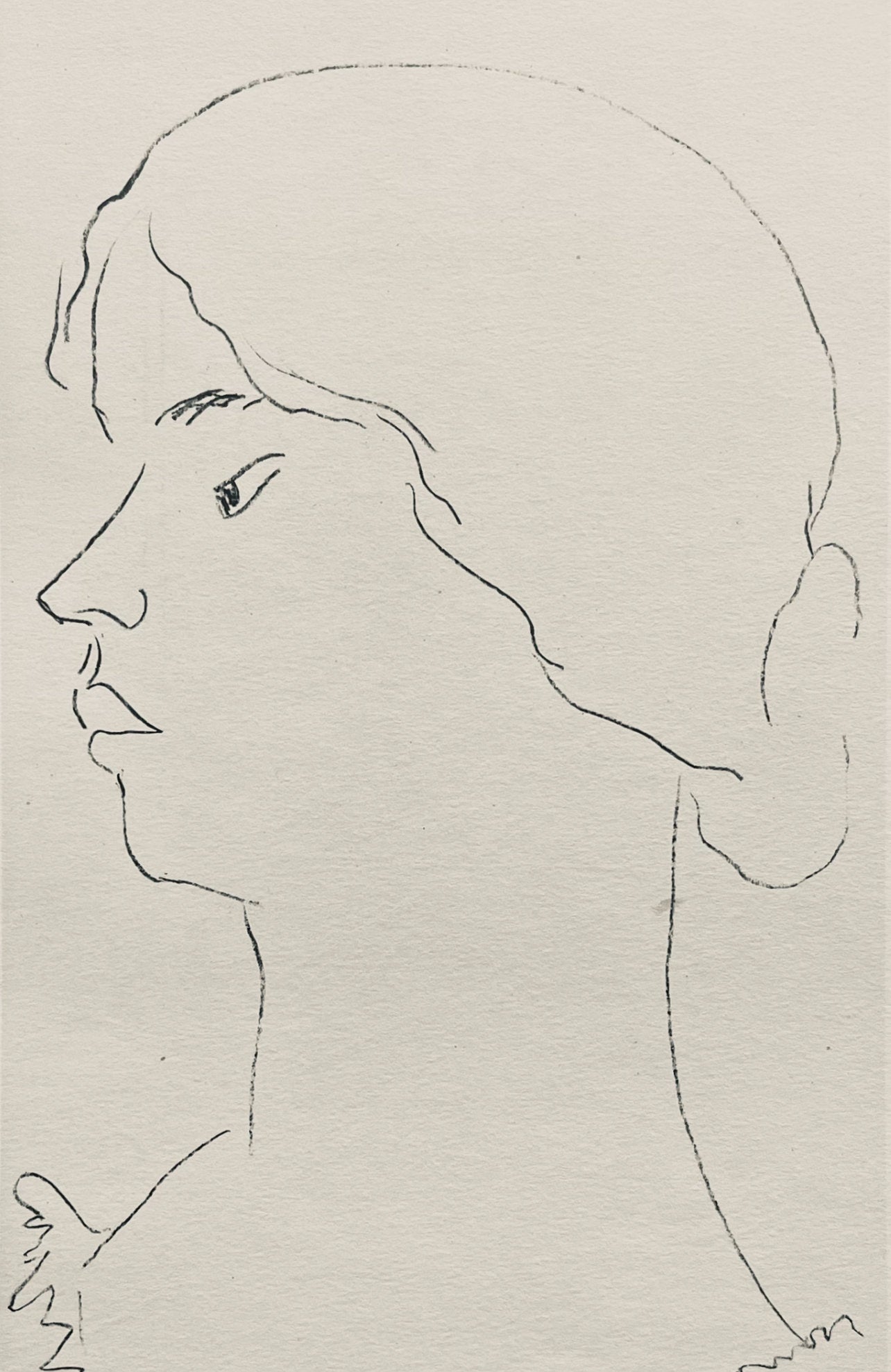 Henri Matisse, Composition (Dutel 3), Dessins de Henri-Matisse, Limited Edition Lithograph