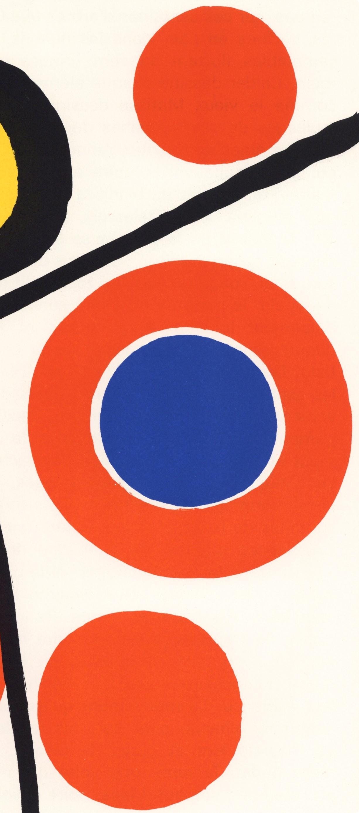 Alexander Calder, Composition, Derrière le miroir, Limited Edition Lithograph
