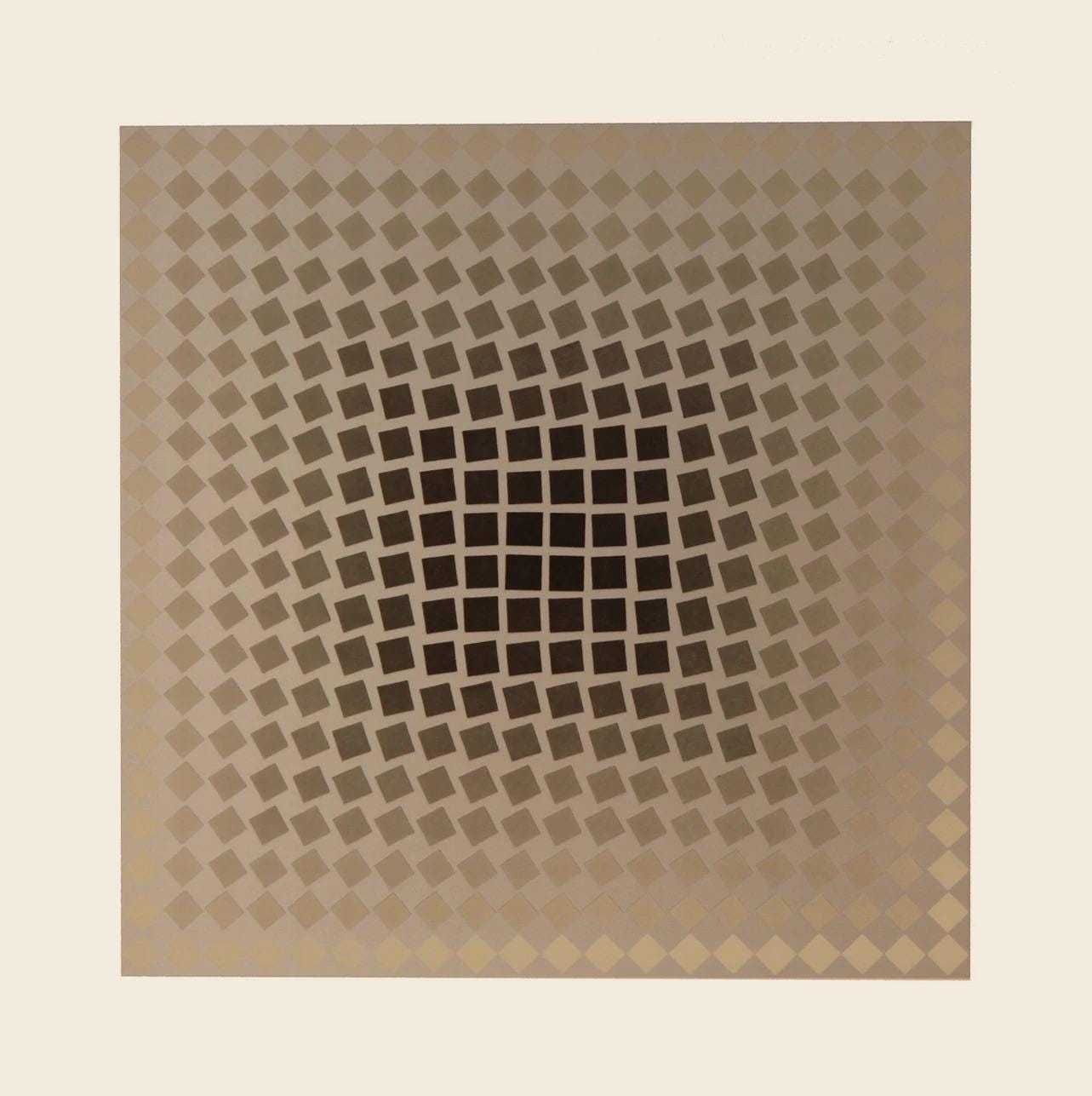 Victor Vasarely, Composition, CTA 102, Limited Edition Héliogravure
