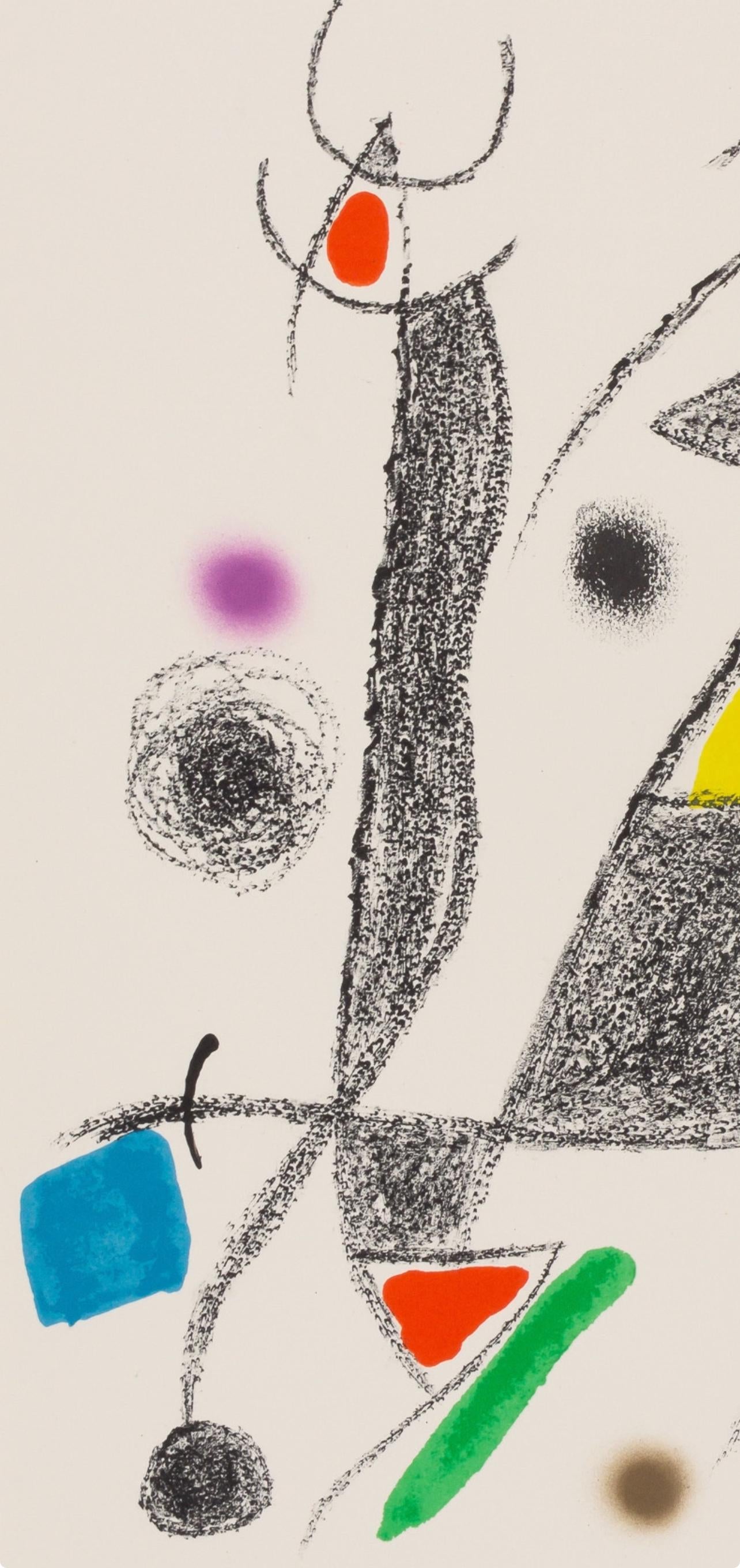 Joan Miró, Composition (Mourlot, 1051-1072), Maravillas con Variaciones acrósticas en el Jardín de Miró, Limited Edition Lithograph