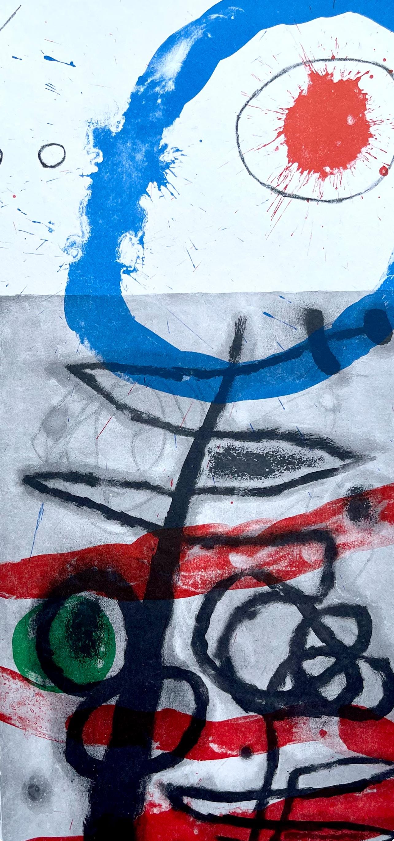 Joan Miró, Composition (Cramer 102; Mourlot 428-449), Derrière le miroir, Limited Edition Lithograph