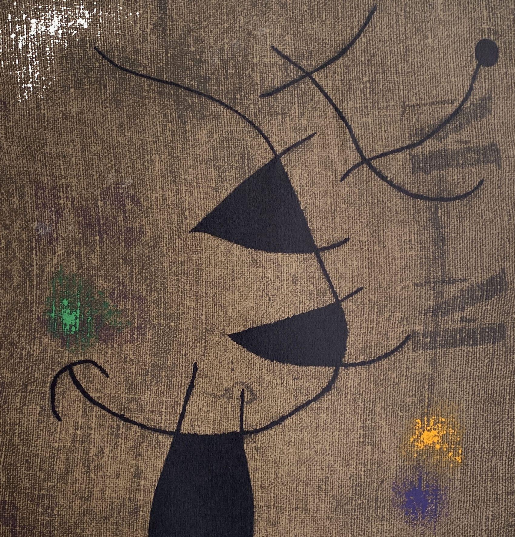 Joan Miró, Composition (Cramer 105), Femmes, Limited Edition Héliogravure