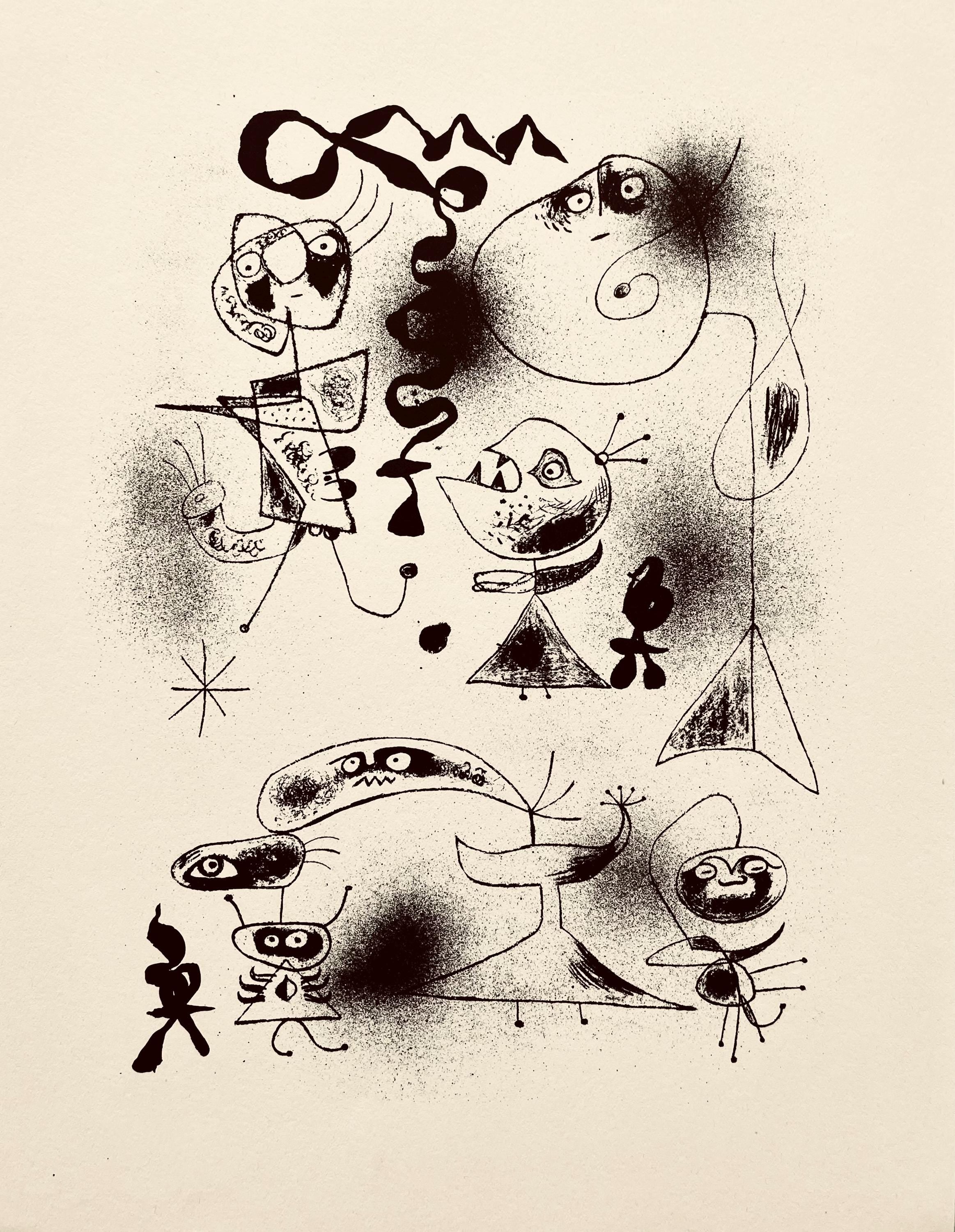 Joan Miró, Composition, The Prints of Joan Miro, Limited Edition Etching