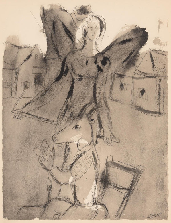 Marc Chagall, Composition, Couleur amour, Limited Edition Lithograph