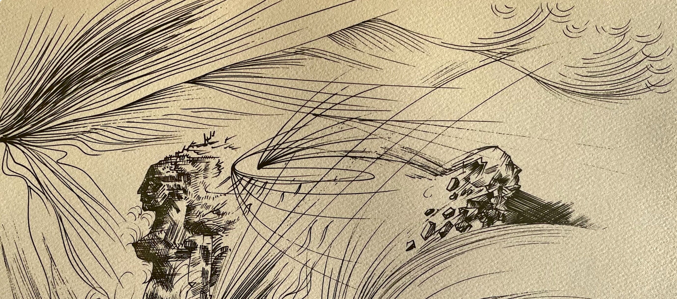 André Masson, Dessin pour la mythologie de l'être, Masson Dessins, Limited Edition Lithograph