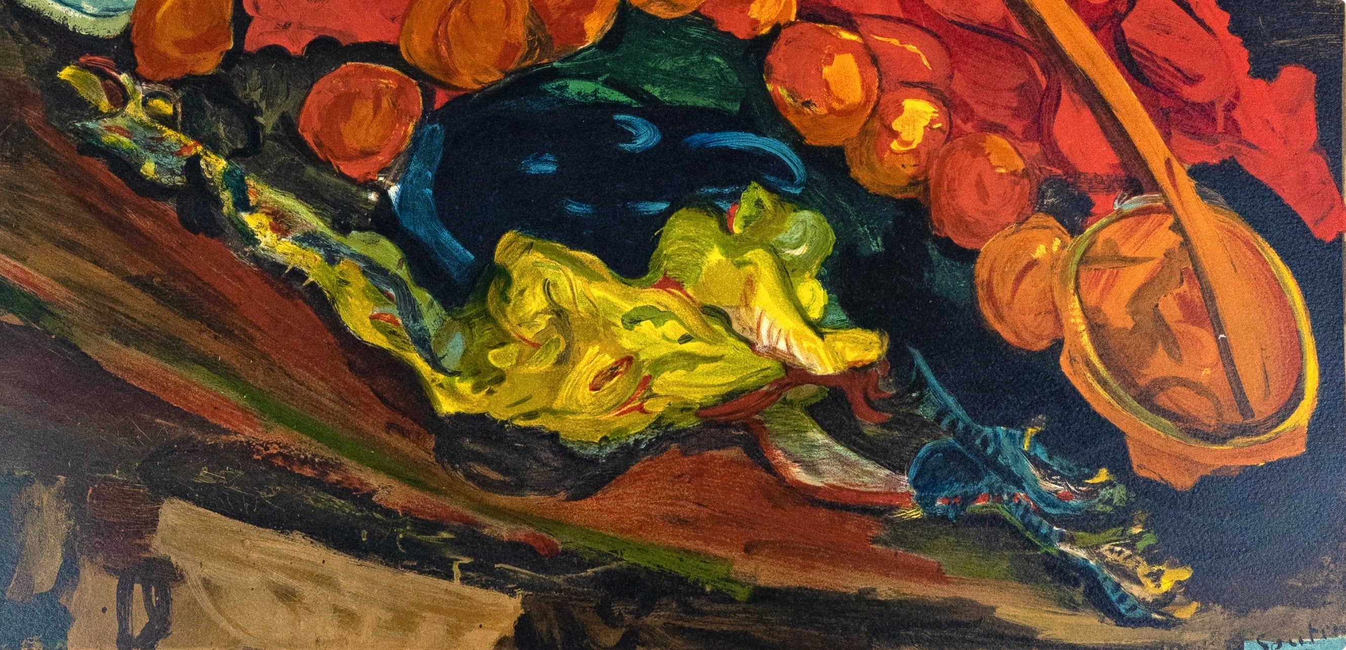 Chaïm Soutine, Nature morte à la dinde, Soutine, Collection Pierre Lévy, Limited Edition Lithograph