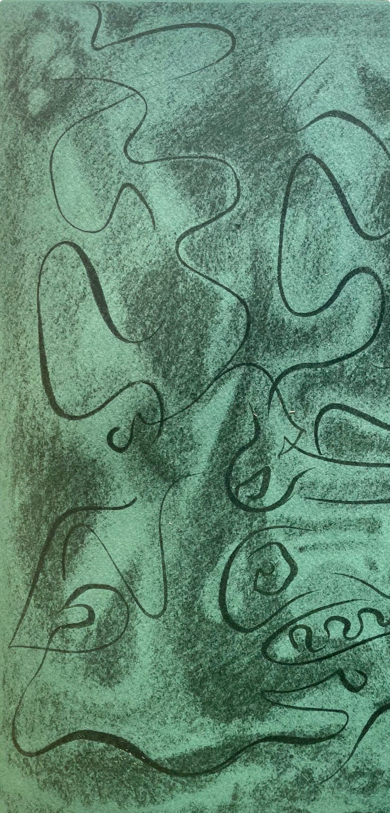 André Masson, Crâne d'élan dans la forêt, Masson Dessins, Limited Edition Lithograph