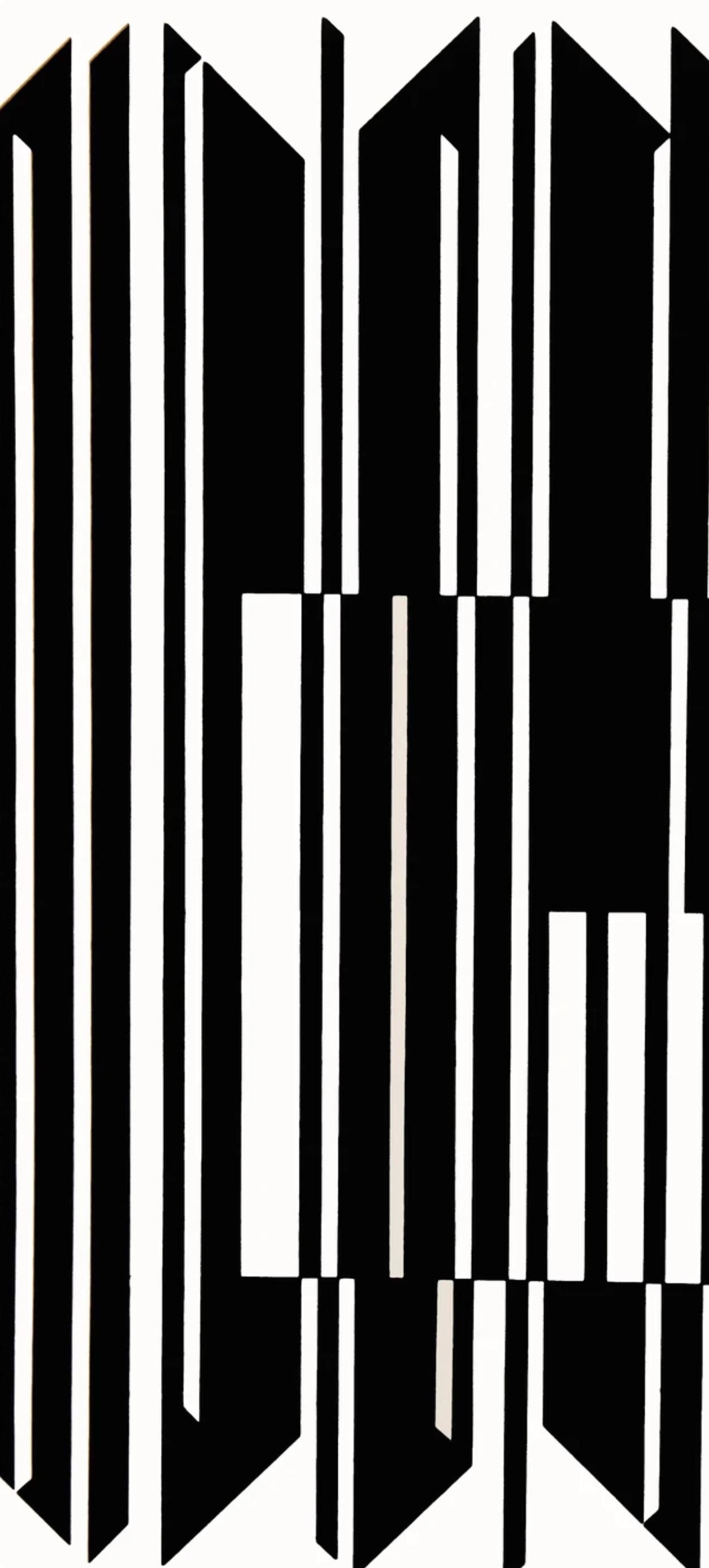 Victor Vasarely, Composition, Linéaires, Limited Edition Héliogravure