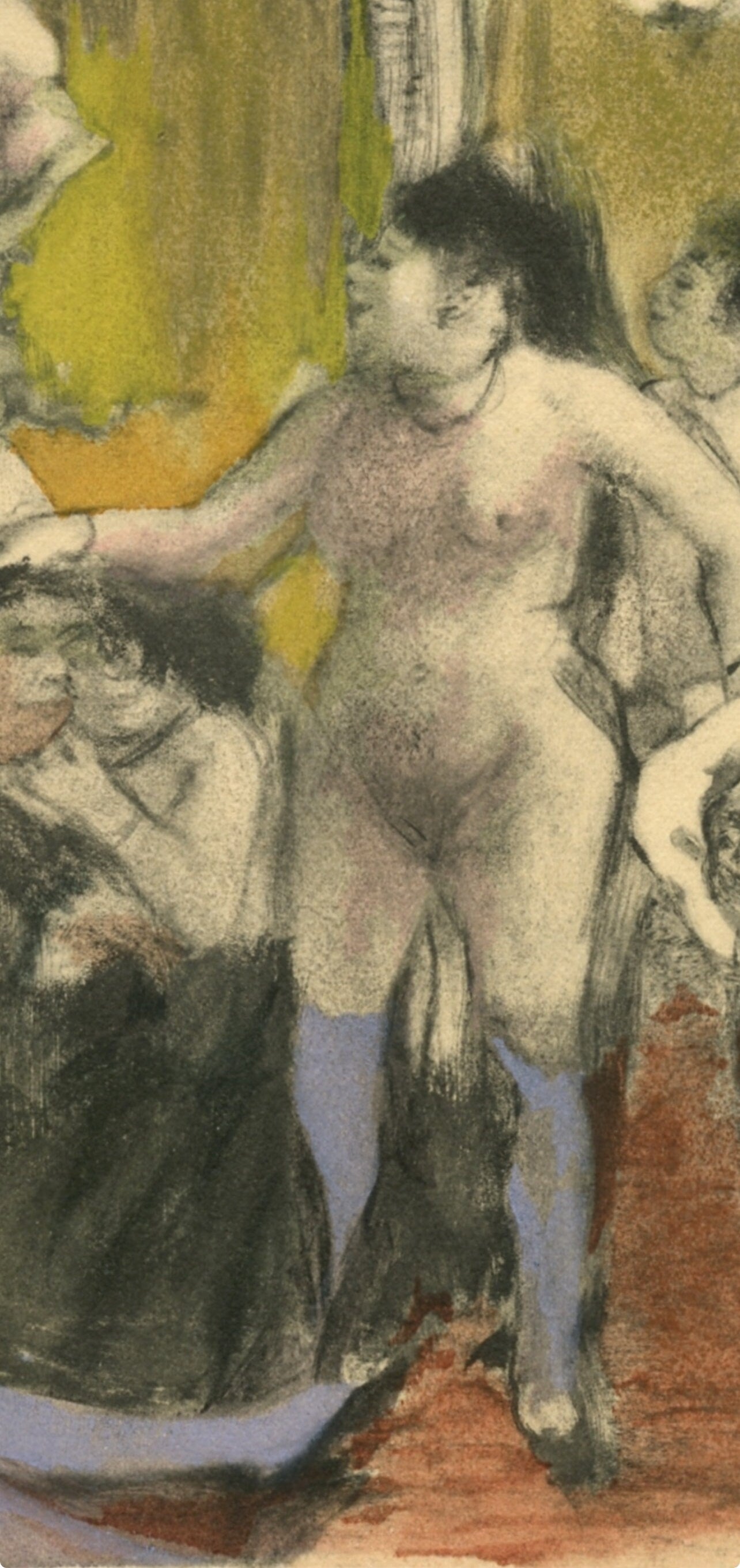 Edgar Degas, La Fete de la Patronne, E. Degas Monotypes, Limited Edition Monotype