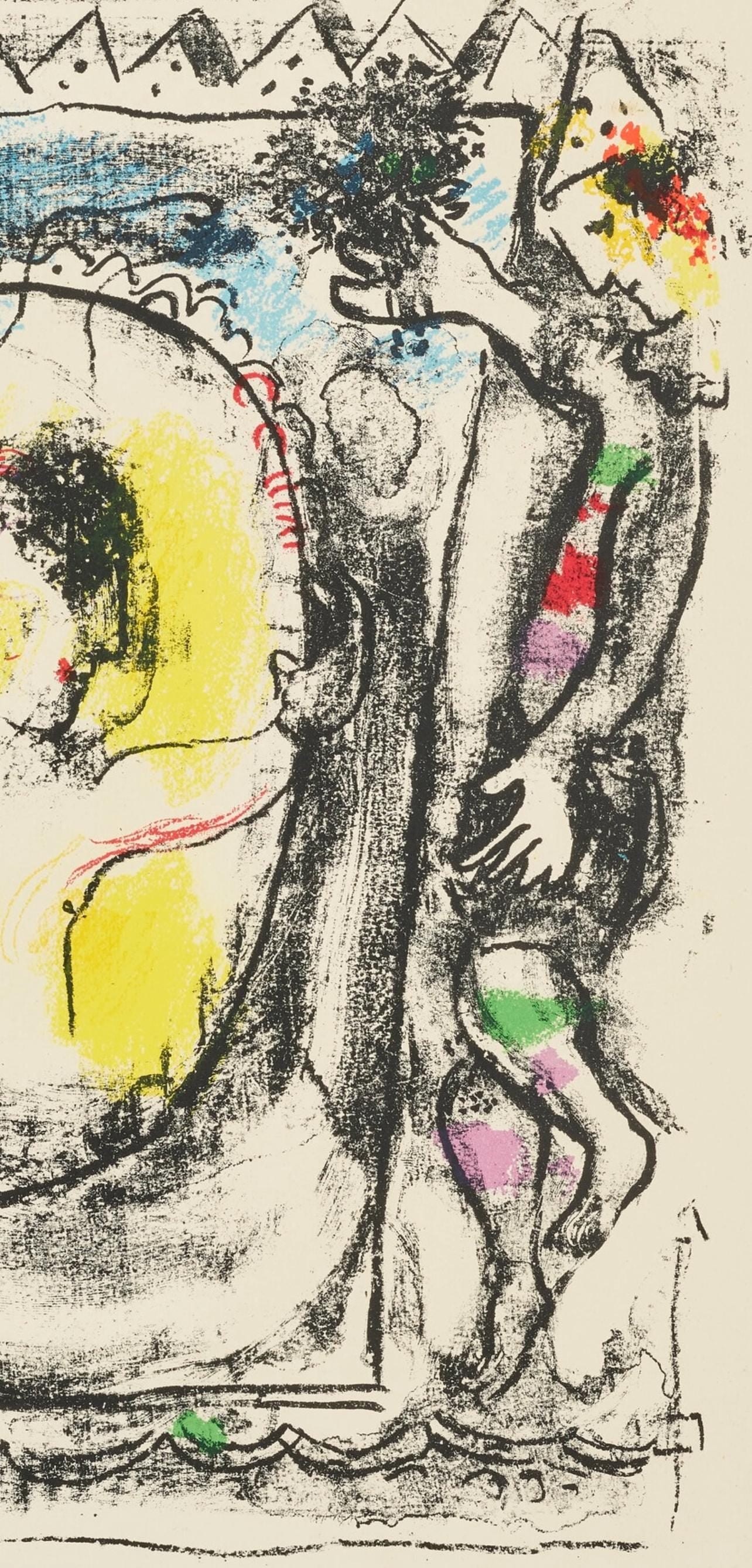 Marc Chagall, Composition (Mourlot 411; Cramer 59), Derrière le miroir, Limited Edition Lithograph