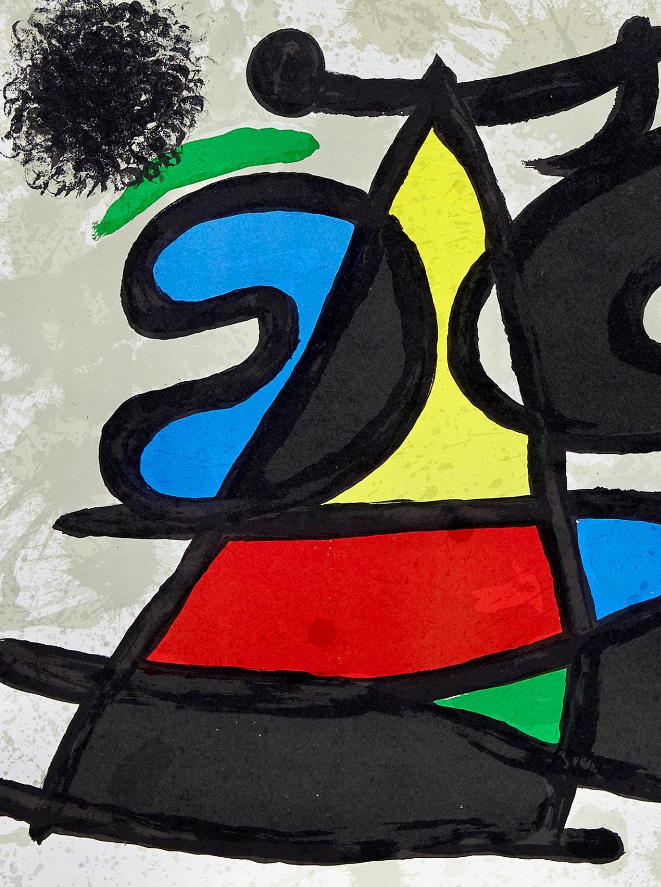 Joan Miró, Composition, Derrière le miroir, Limited Edition Lithograph