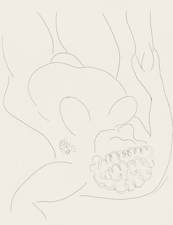 Henri Matisse, Une négresse par le démon..., Poésies, Limited Edition Lithograph