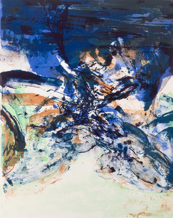 Zao Wou-Ki 赵无极, San Lazzaro et ses Amis, XXe Siècle, Limited Edition Lithograph