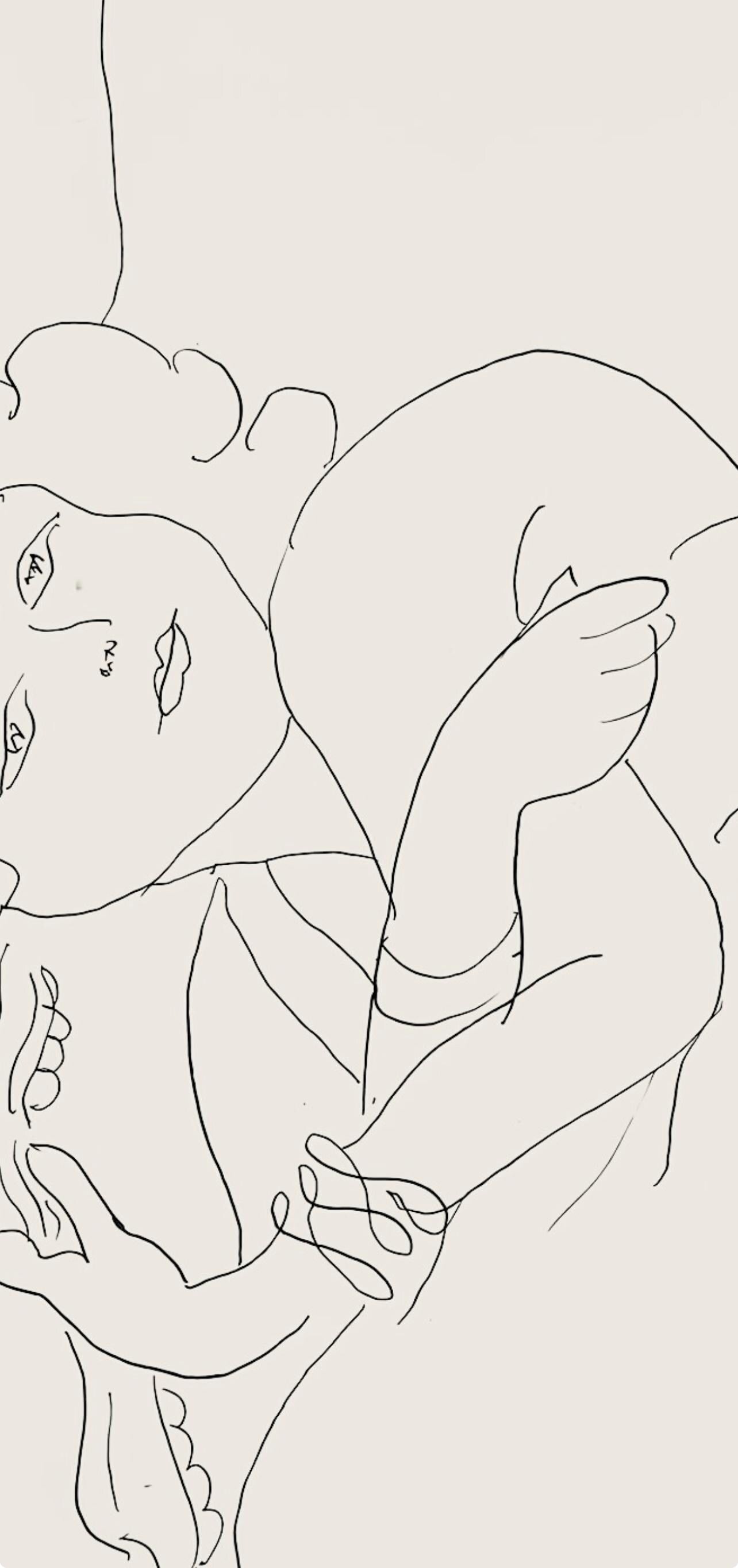 Henri Matisse, Série F, var. 4 (Duthuit 9), Henri Matisse, Dessins, Thèmes et variations, Limited Edition Lithograph