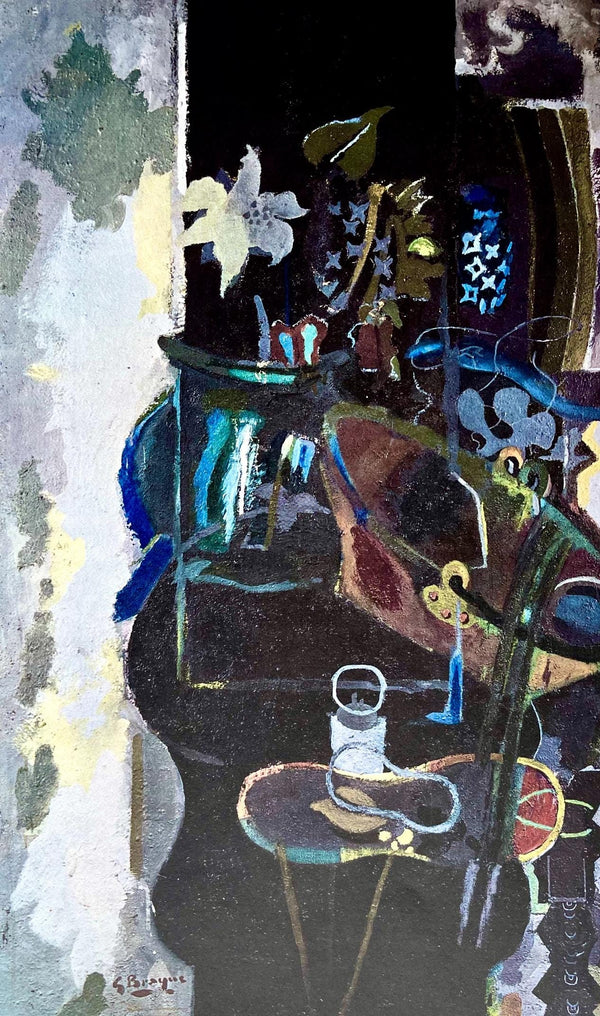 Georges Braque, Composition, Derrière le miroir, Limited Edition Lithograph