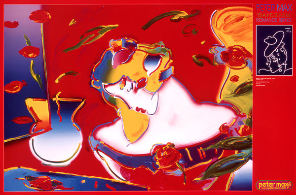 Peter Max, Day Dream: Romance Series, 2000, Hand Signed, Official Edition Offset Lithograph