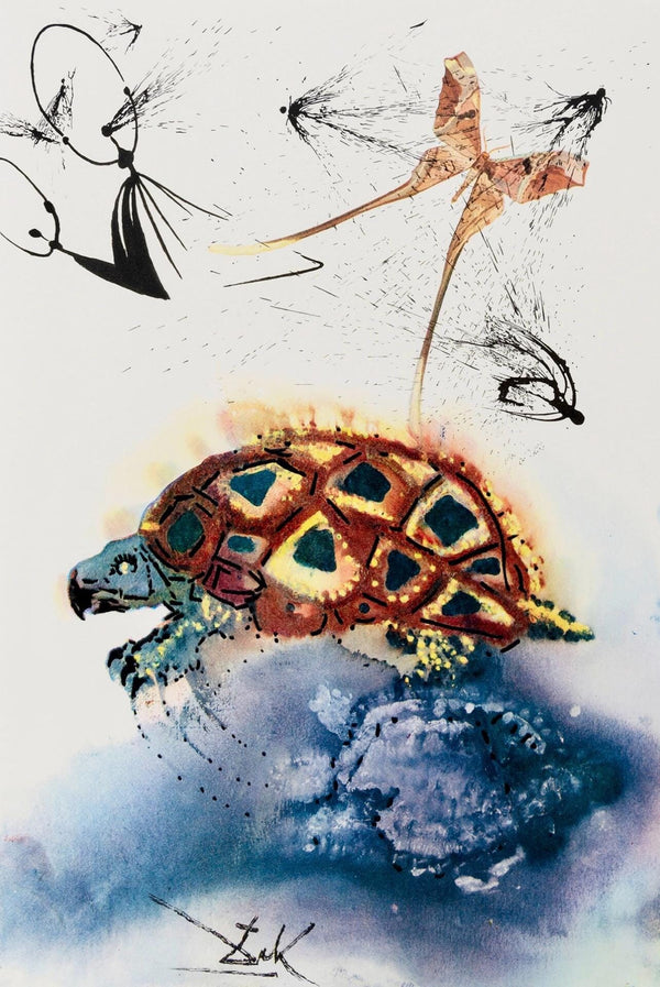Salvador Dalí, Composition (Field 69-5, A-M), Alice's Adventures in Wonderland, Limited Edition Héliogravure