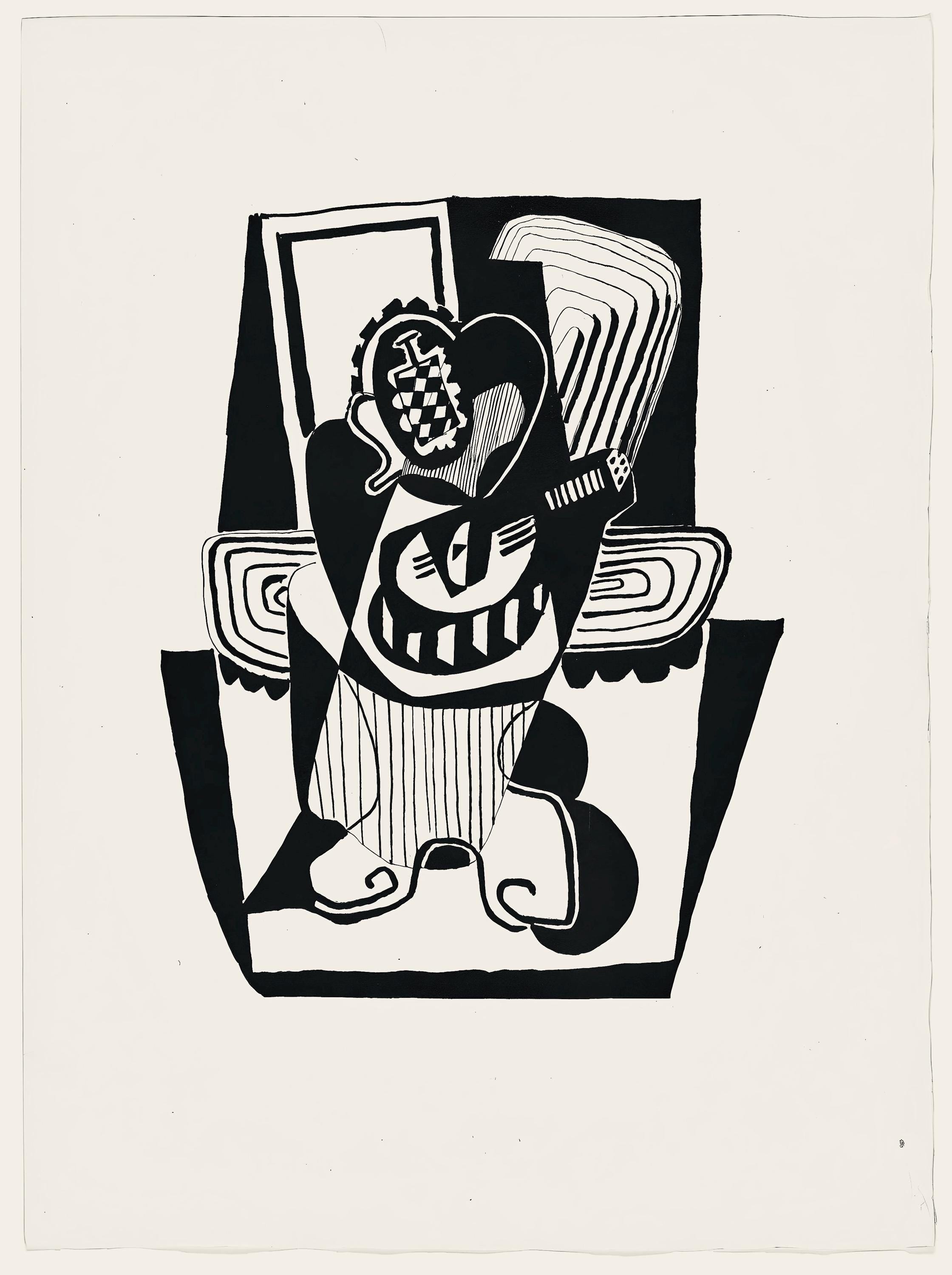 Pablo Picasso, Composition (Monod 10485), Hélène chez Archive de Illustrations de Pablo Picasso, Limited Edition Woodcut