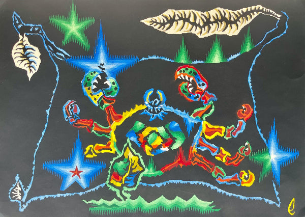 Jean Lurçat, Le Cancer (Cancer), Les Signes du zodiaque, Limited Edition Lithograph