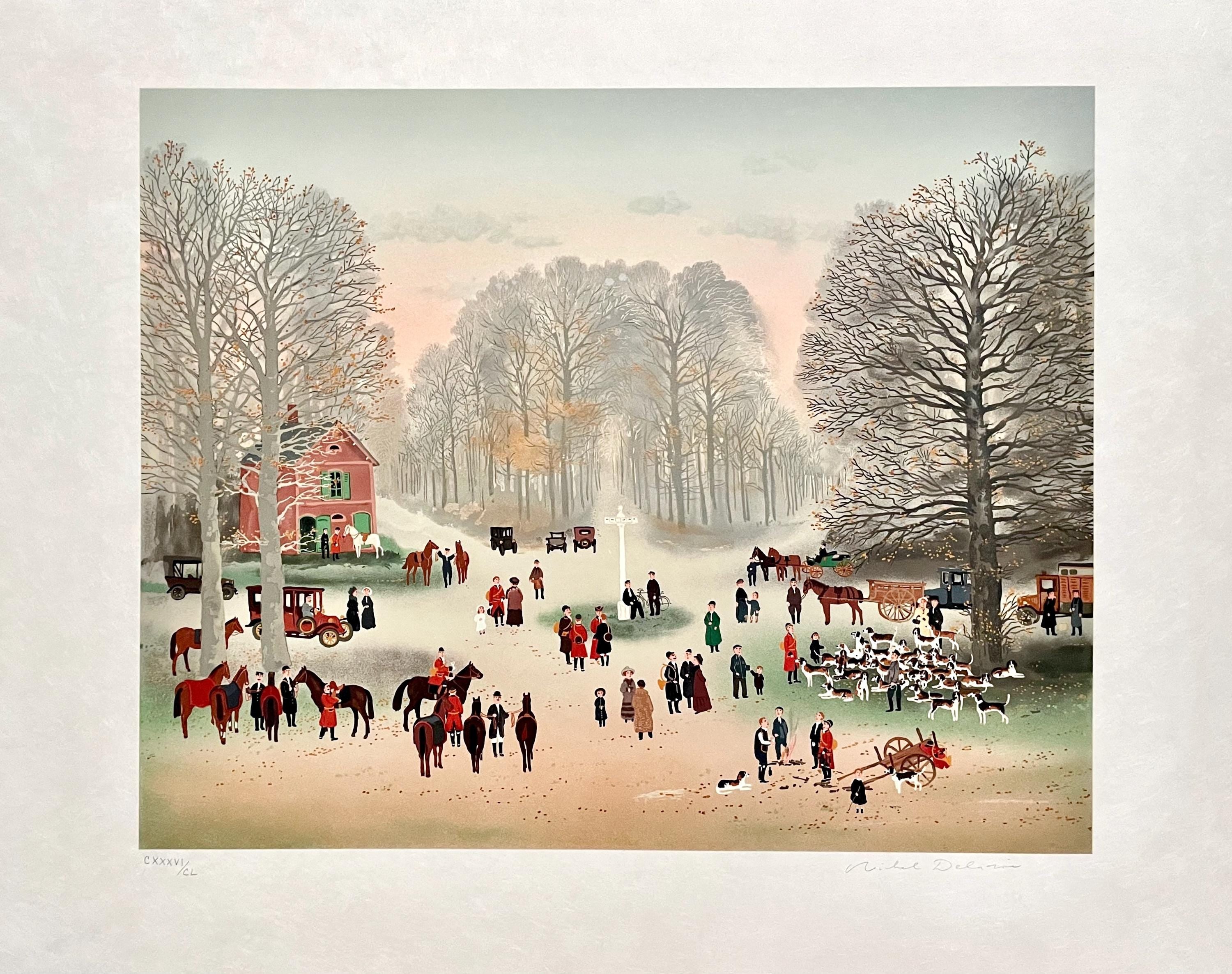 Michel Delacroix, Le Rendezvous, Limited Edition Lithograph