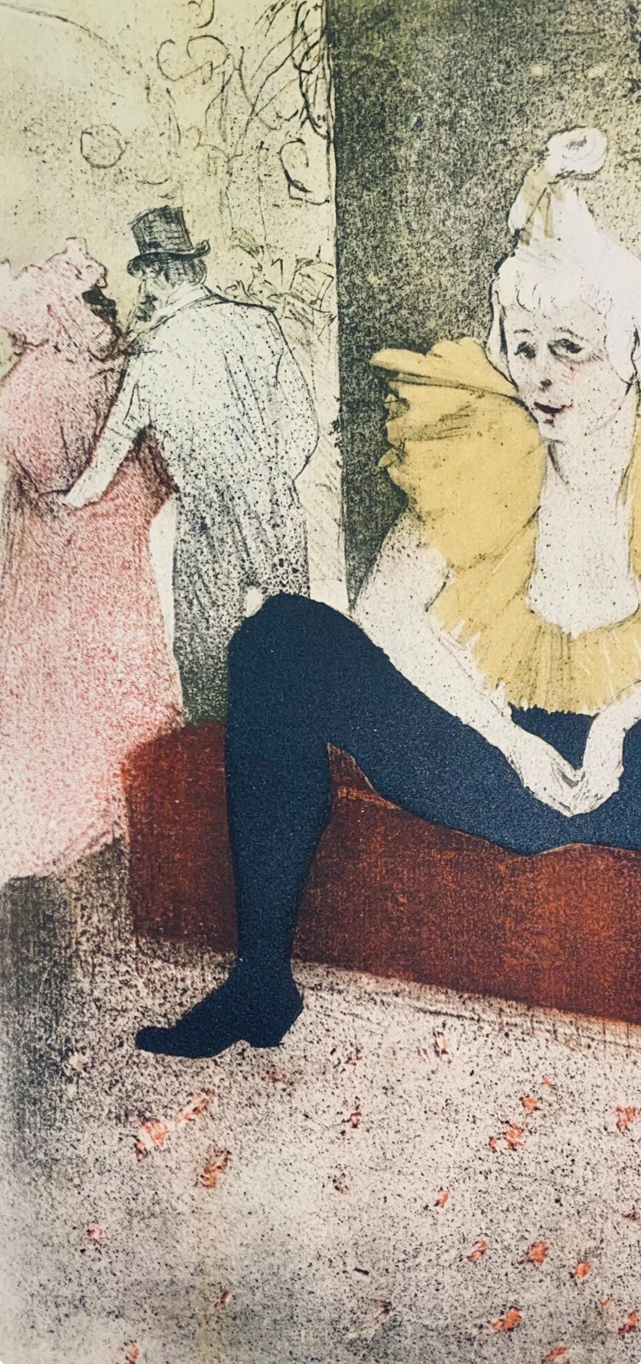 Henri de Toulouse-Lautrec, Composition, Images de Lautrec, 21 Planches en Couleurs, Collezione dell'Obelisco, Limited Edition Lithograph