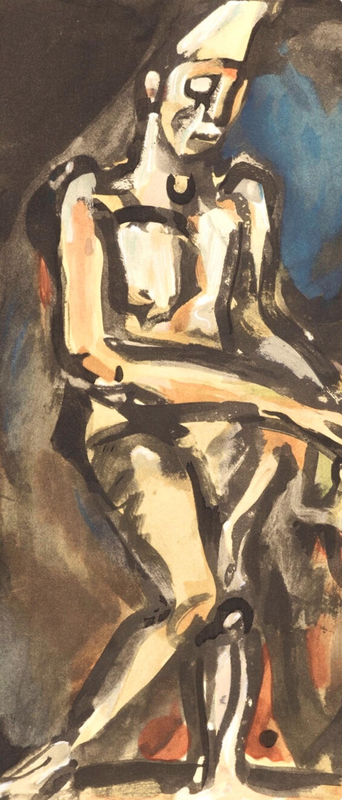 Georges Rouault, Portrait, Douze Contemporains, Limited Edition Lithograph