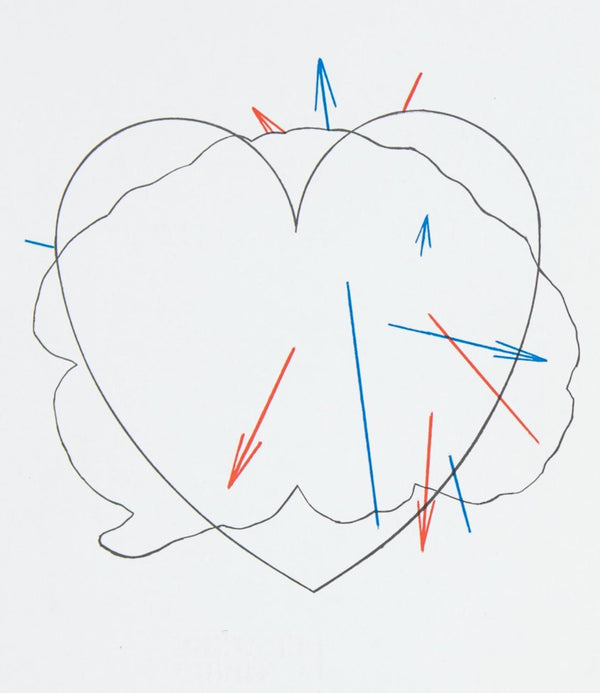 Shusaku Arakawa 荒川 修作, Composition, Derrière le miroir, Limited Edition Lithograph