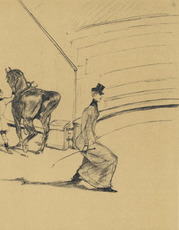 Henri de Toulouse-Lautrec, Écuyère de haute école, The Circus by Toulouse-Lautrec, Limited Edition Lithograph