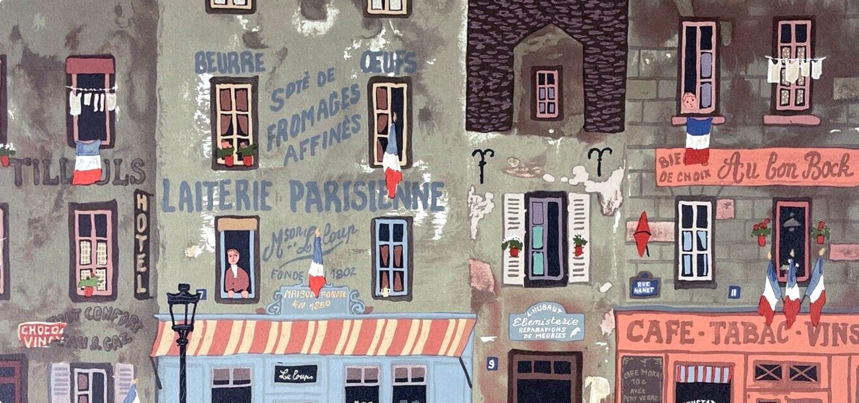Michel Delacroix, Le défilé du 14 Juillet, Limited Edition Lithograph