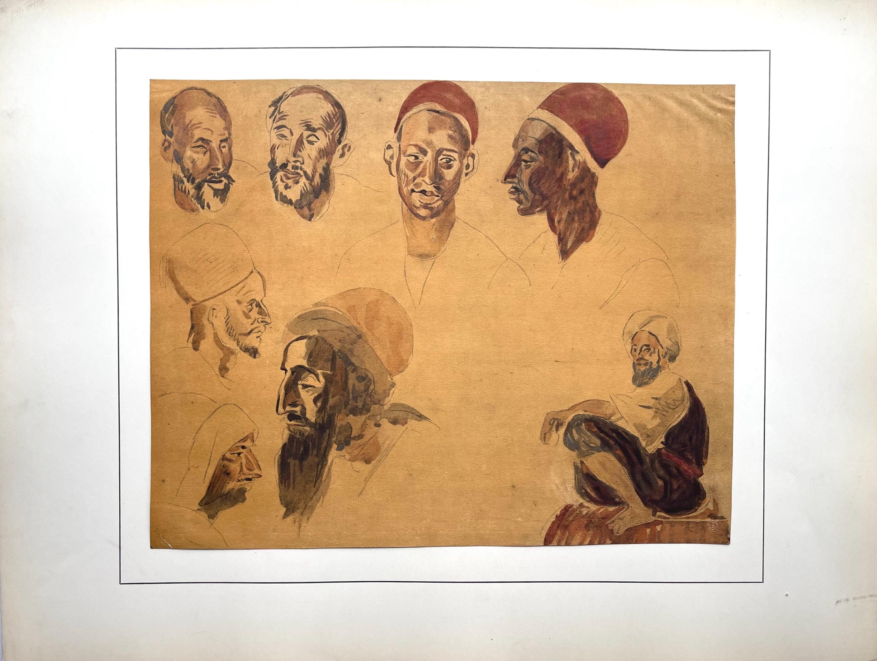 Eugène Delacroix, Composition, Trente et un Dessins et Aquarelles du Maroc, Limited Edition Lithograph
