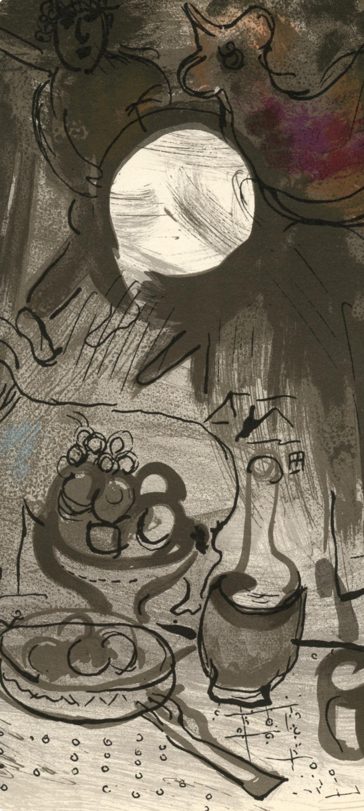 Marc Chagall, Composition (Mourlot 192-207; Cramer 34), Limited Edition Lithograph