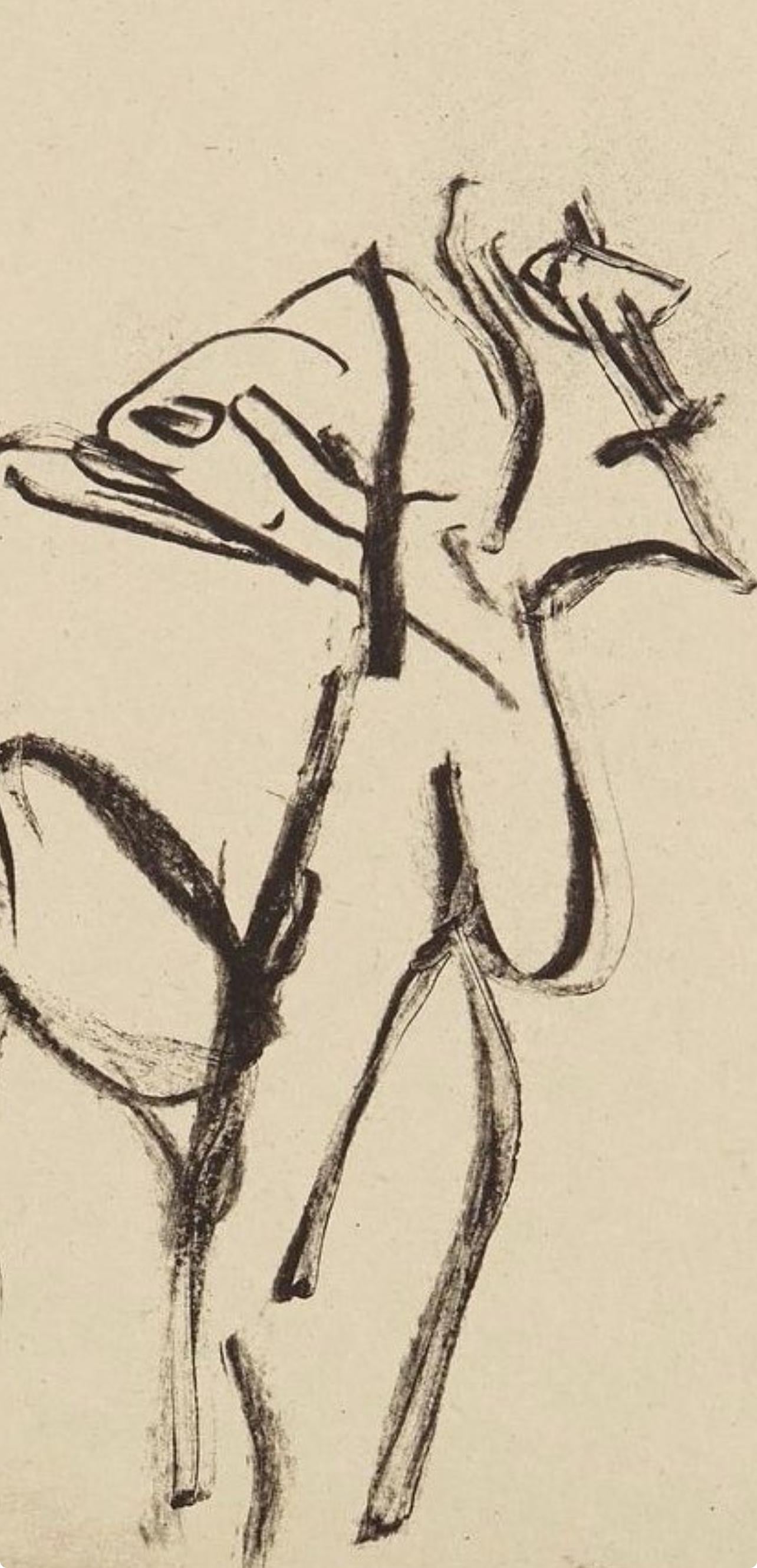 Willem de Kooning, Composition, Poems, Limited Edition Lithograph