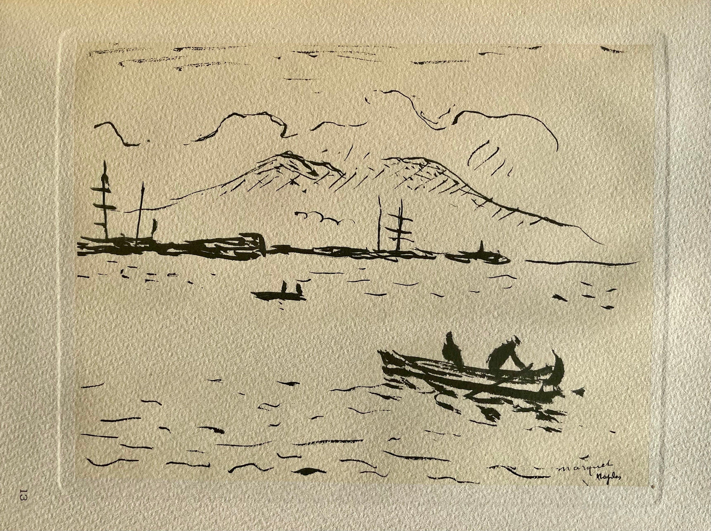 Albert Marquet, Port de Naples, Marquet, Limited Edition Lithograph